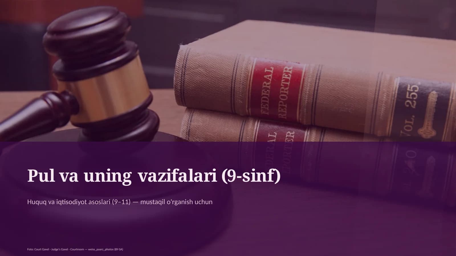 Huquq va iqtisodiyot asoslari (9–11)