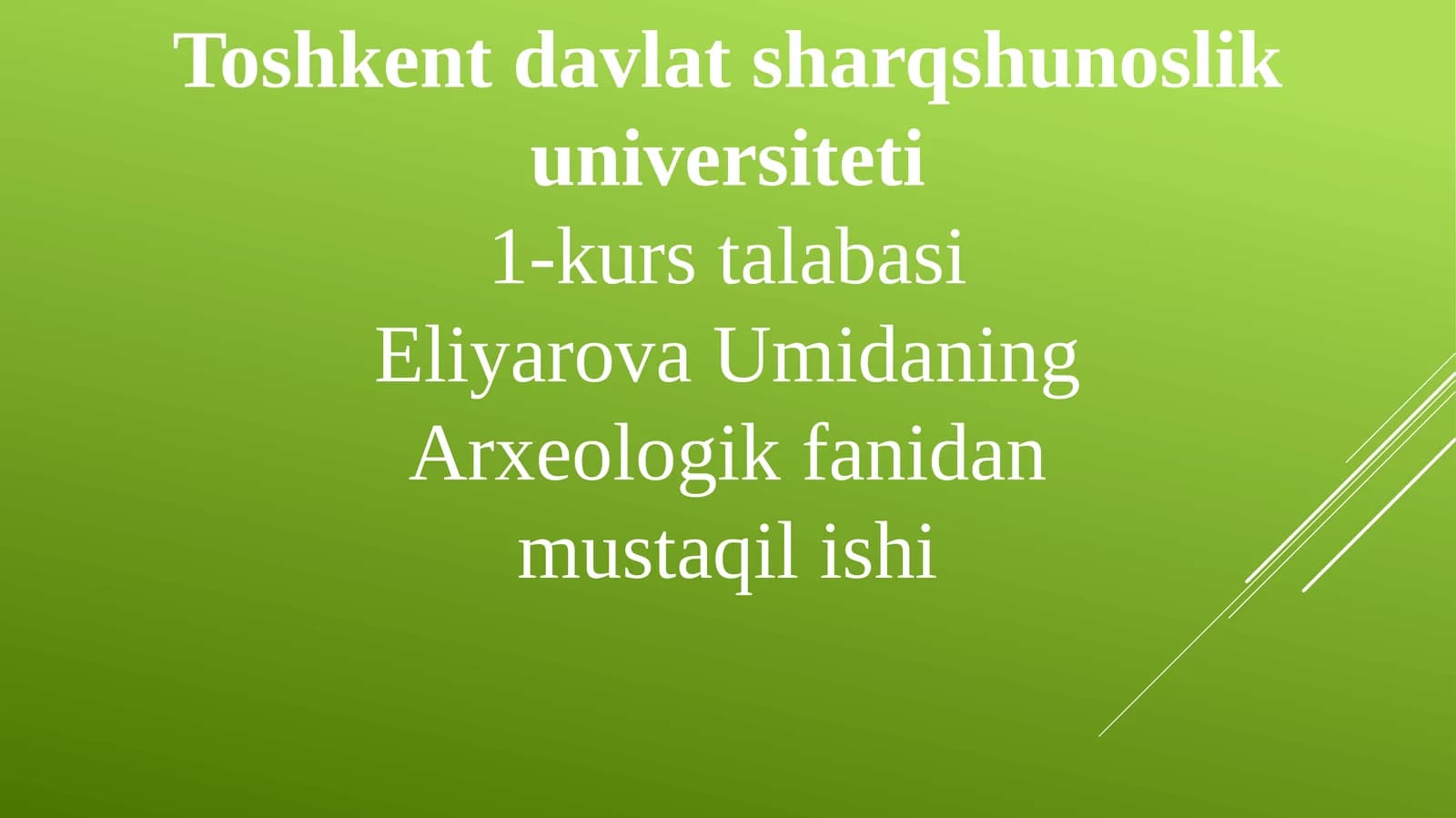Zamonaviy odamning paydobo‘lishi va rivojlanishi