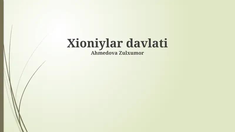 Xioniylar davlati
