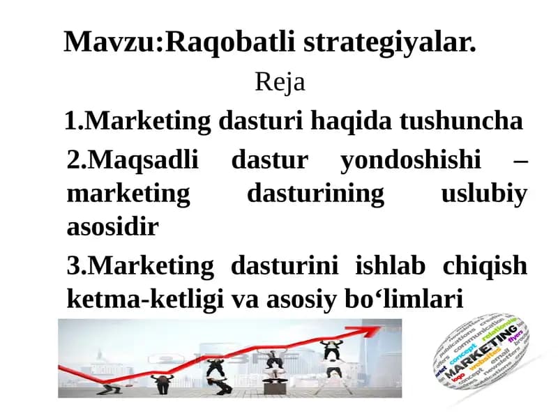 Raqobatlistrategiyalar