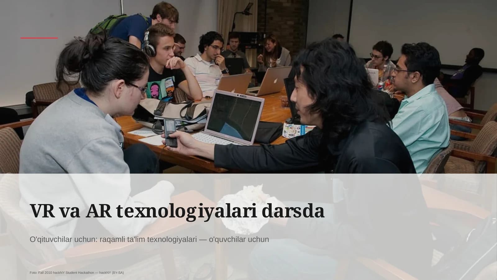 VR va AR texnologiyalari darsda