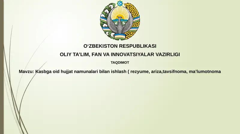Kasbgaoi dasturiy ta'minoti