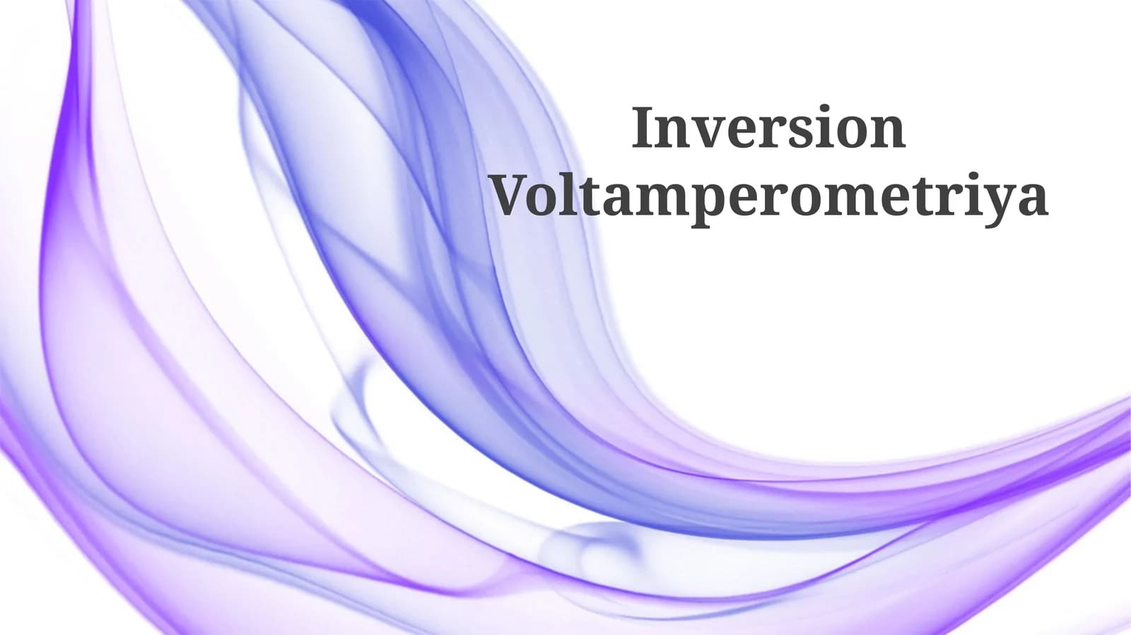Inversion Voltamperometriya