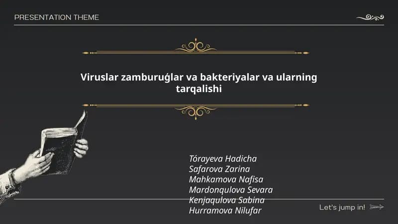 Viruslar zamburuģlar va bakteriyalar va ularning tarqalishi