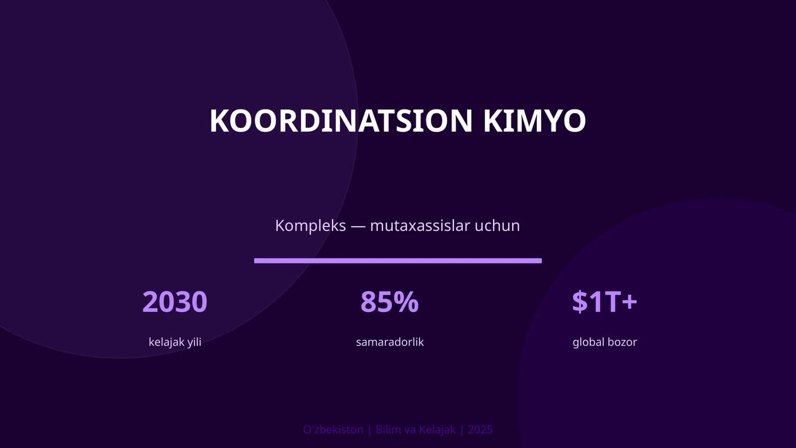 Koordinatsion kimyo