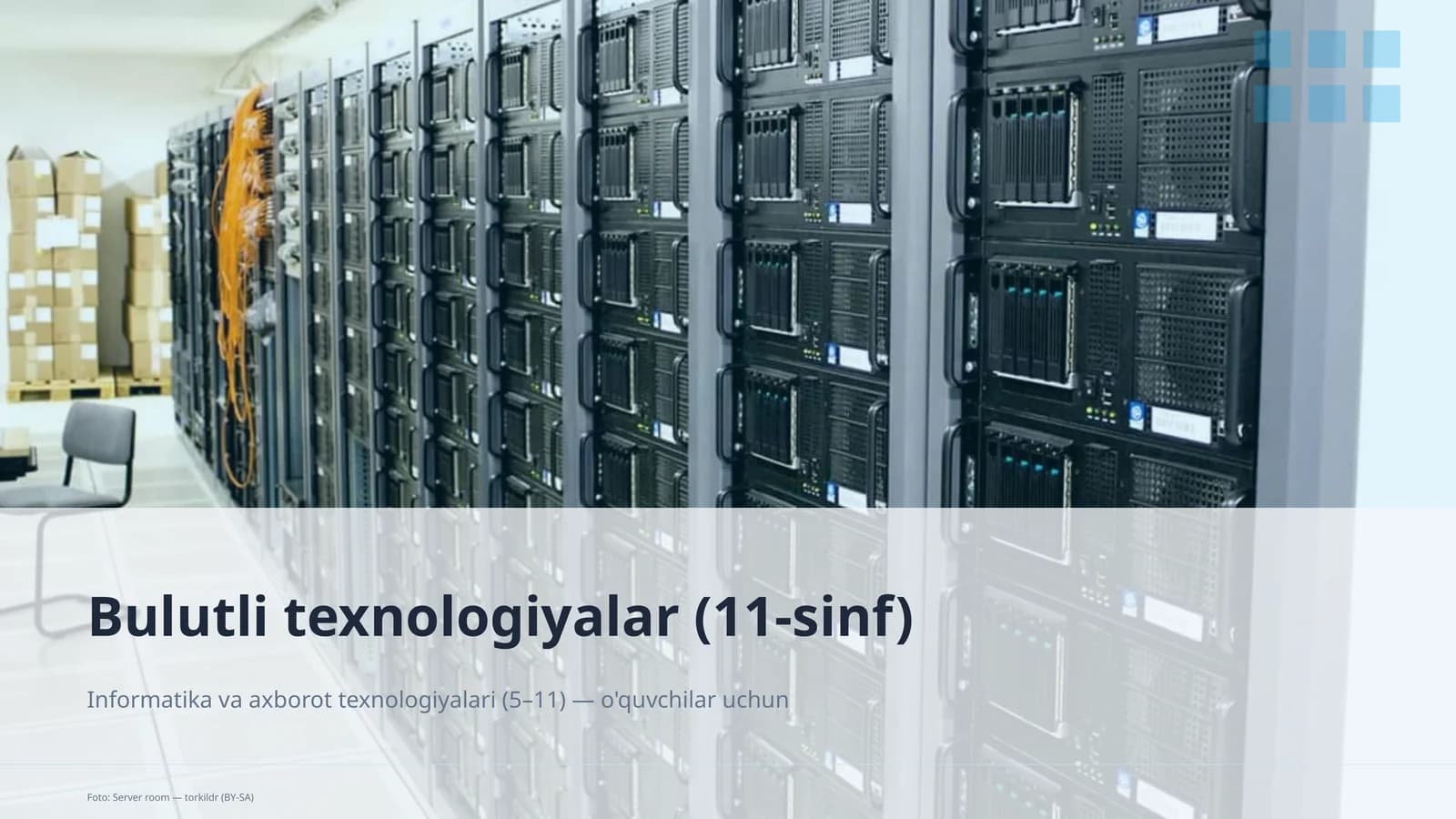 Bulutli texnologiyalar (11-sinf)