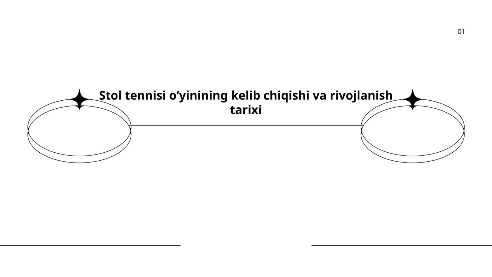 Stol tennisi oʻyinining kelib chiqishi va rivojlanish tarixi