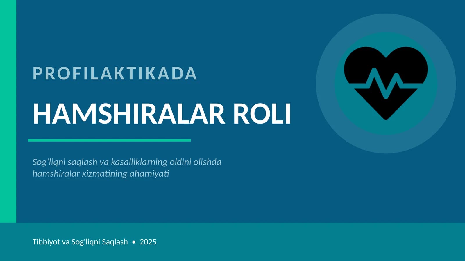 Profilaktikada hamshiralar roli