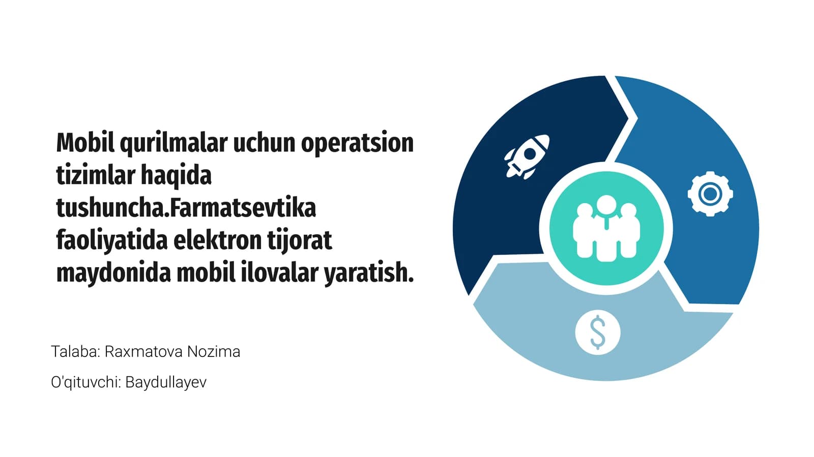 Mobil operatsion tizimlar uchun o'quv qo'llanma