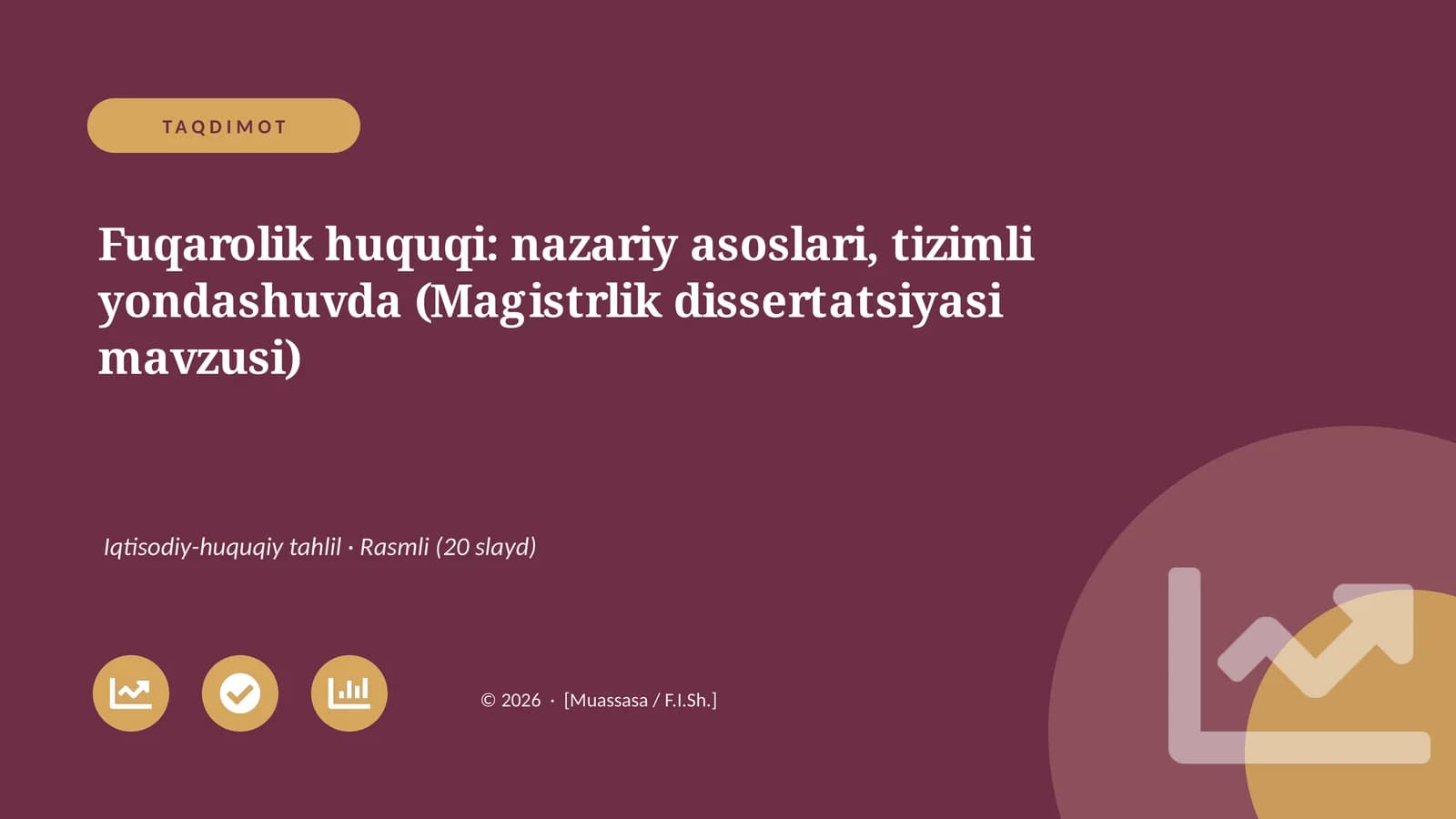 Fuqarolik huquqi: nazariy asoslari, tizimli yondashuvda