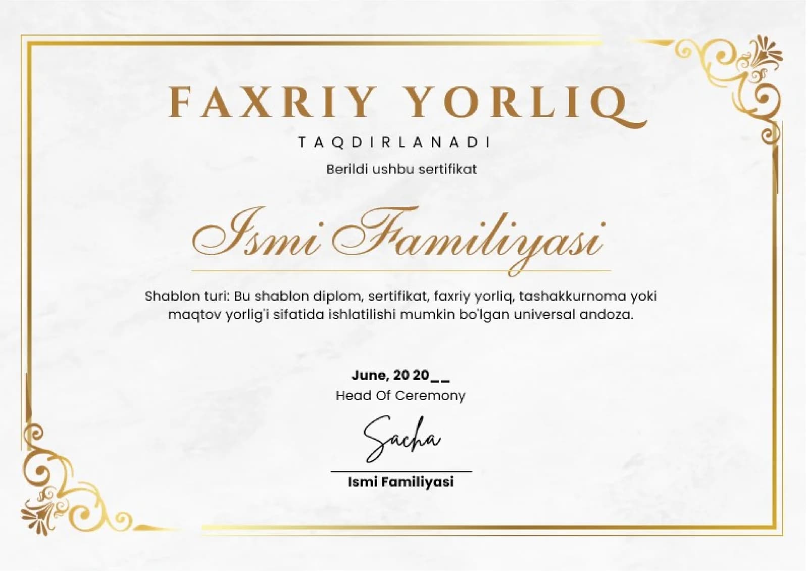 FAXRIY YORLIQ