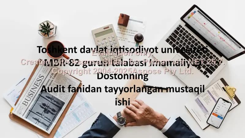 Tahliliy amallar tushunchasi