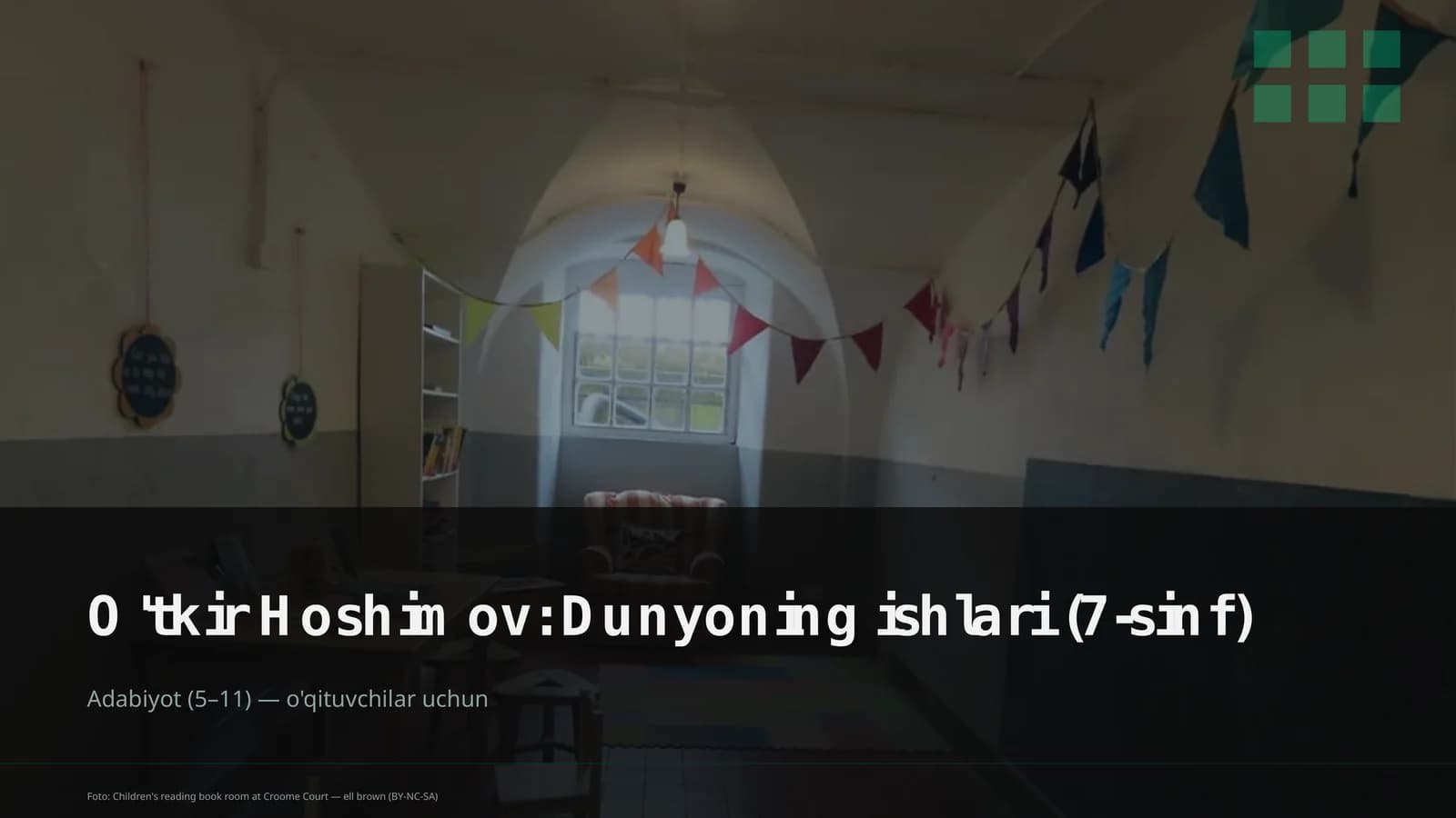 O'tkir Hoshimov: Dunyoning ishlari (7-sinf)
