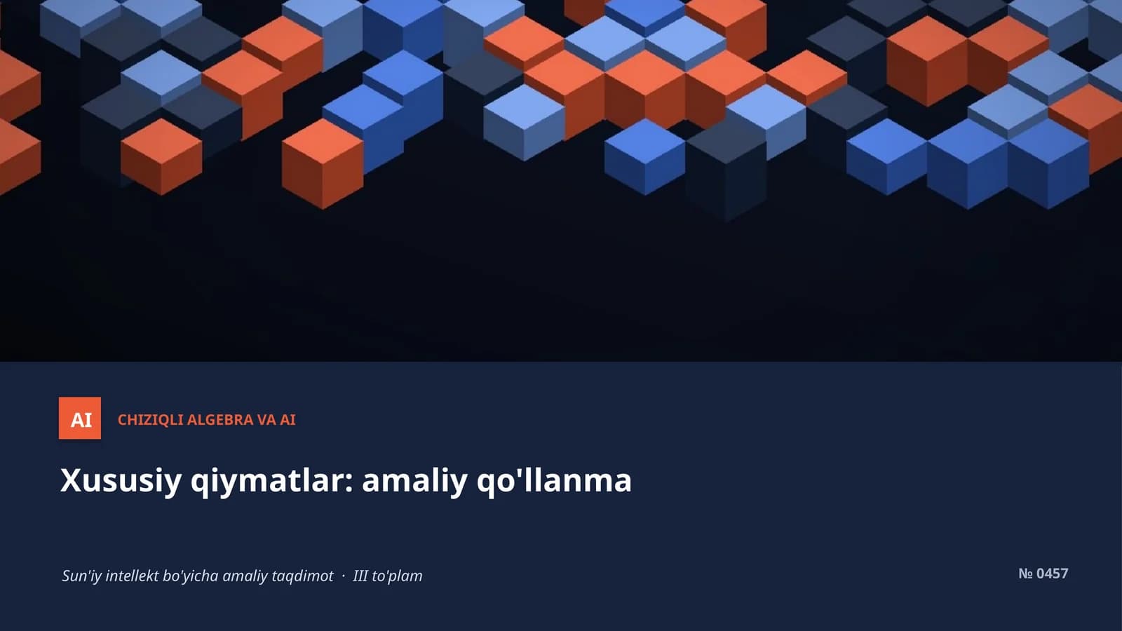 Xususiy qiymatlar