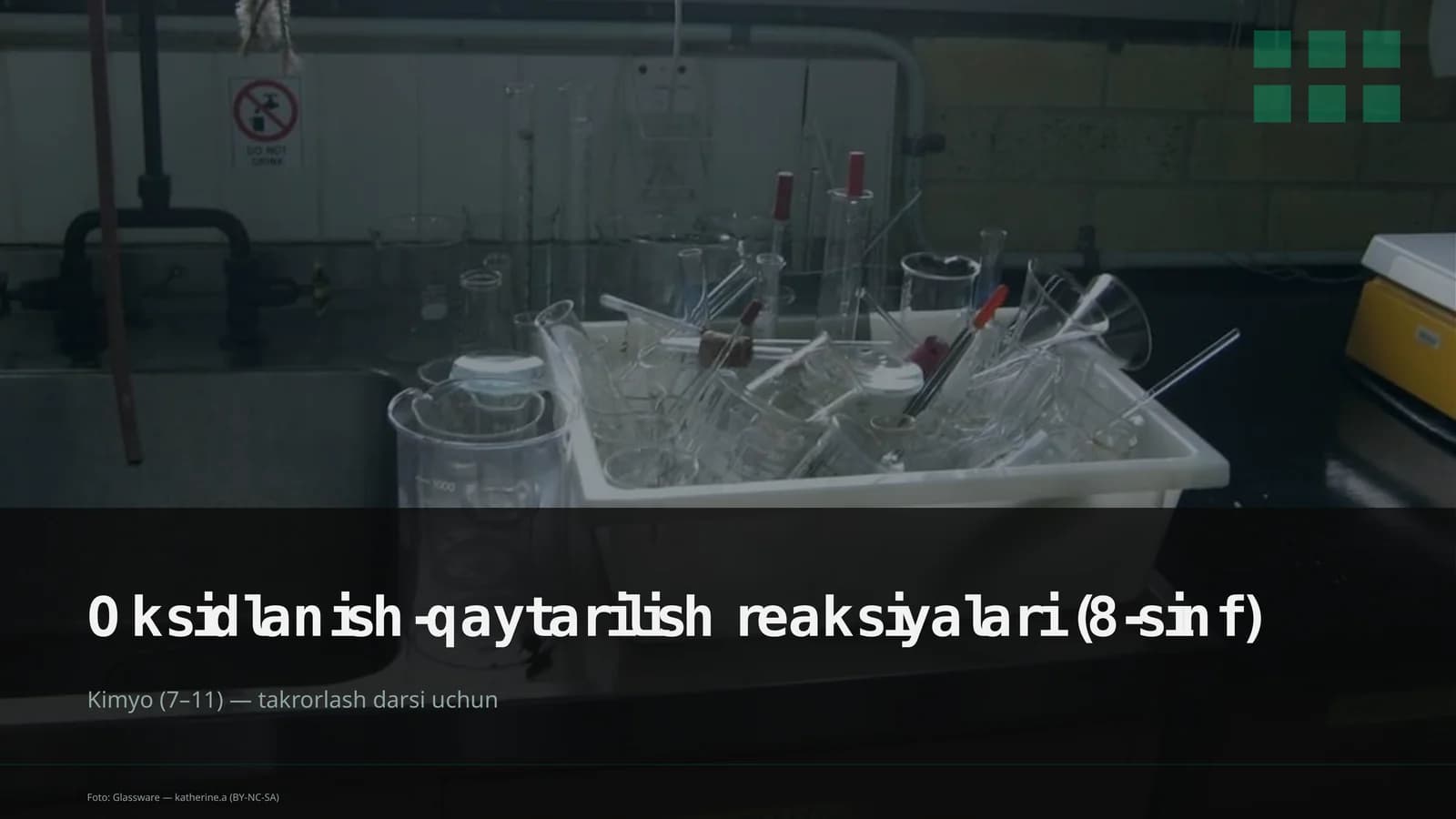Oksidlanish-qaytarilish reaksiyalari (8-sinf)
