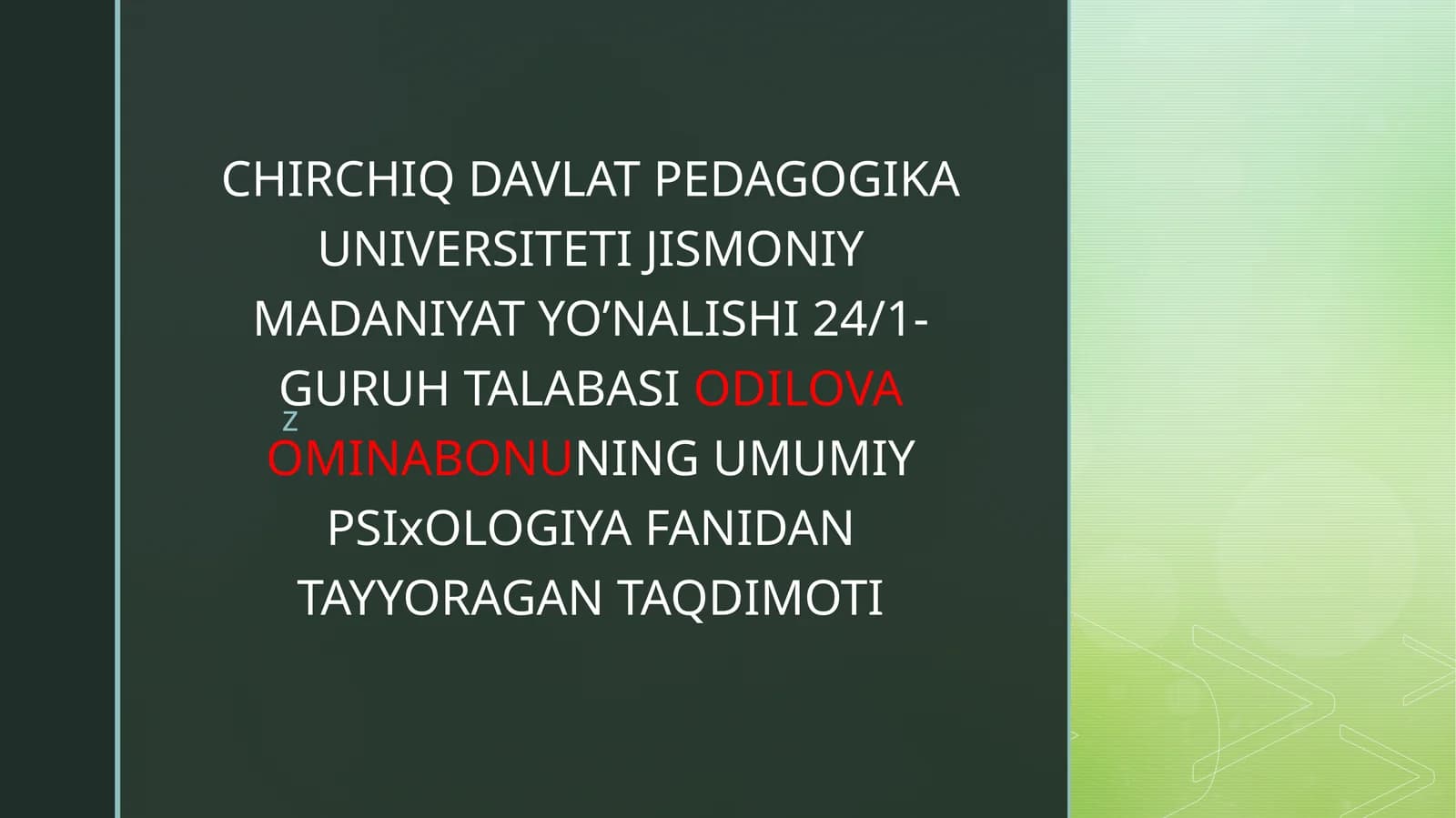 O’spirinlik davrida kasbtanlashga oid muammolar