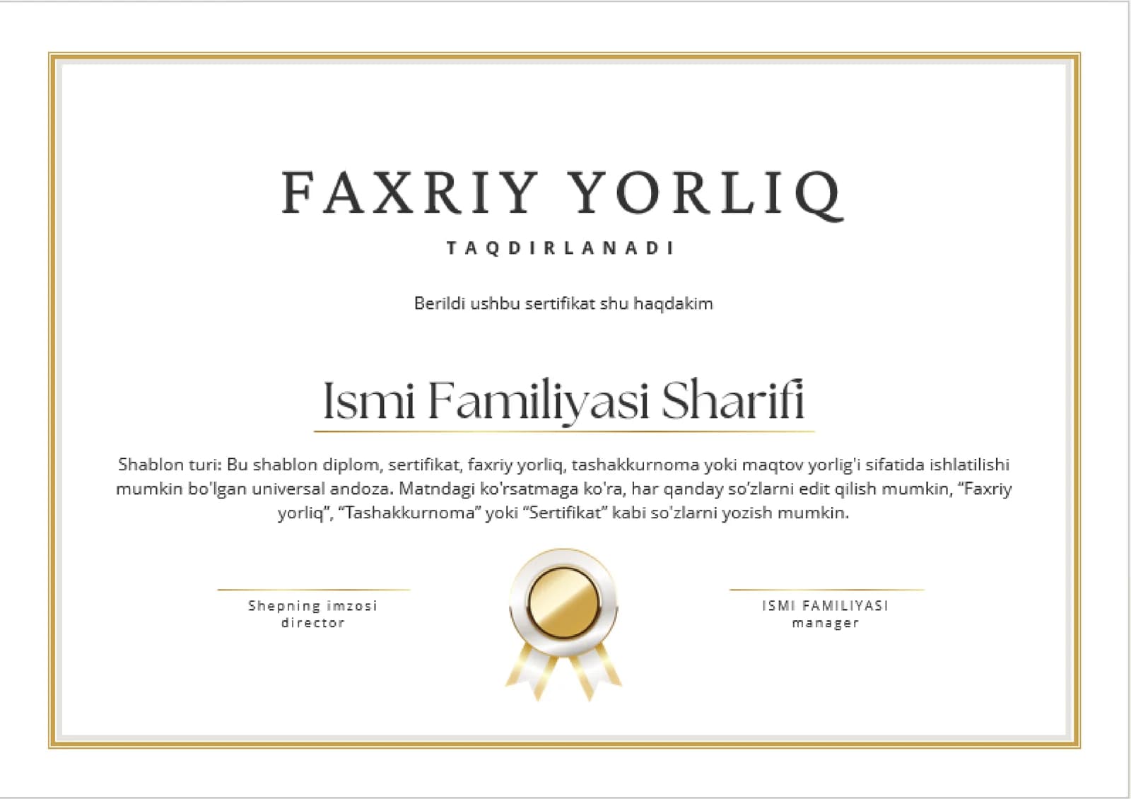 FAXRIY YORLIQ