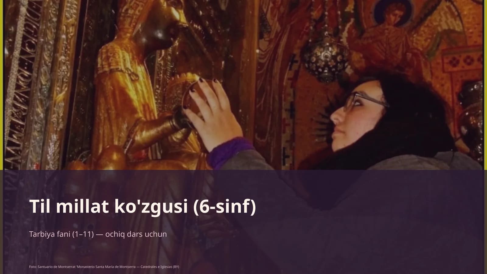 Til millat ko'zgusi (6-sinf)