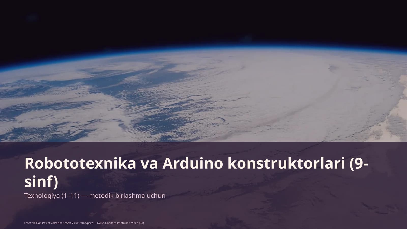 Robototexnika va Arduino konstruktorlari (9-sinf)