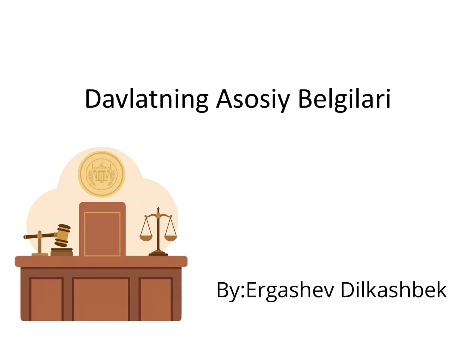 Davlatning Asosiy Belgilari