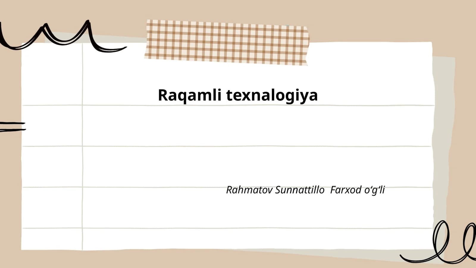 Raqamli iqtisodiyot