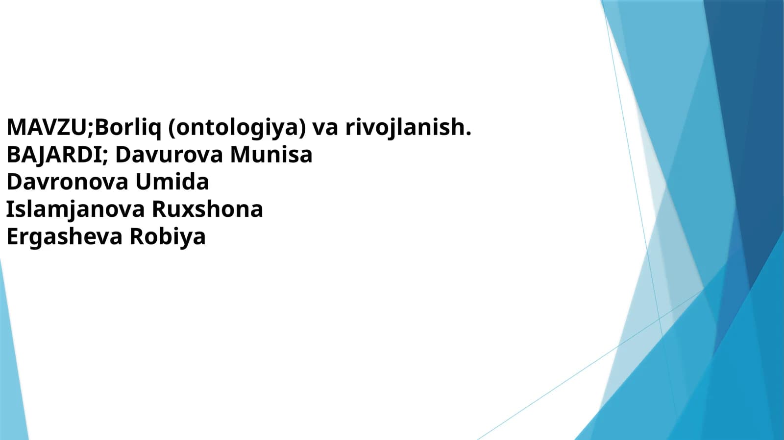 Borliq(ontologiya)