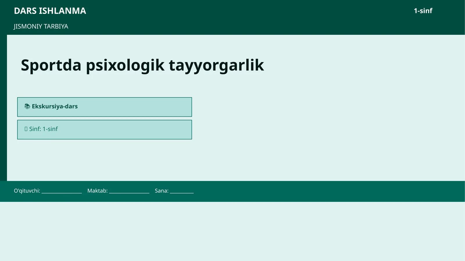 Sportda psixologik tayyorgarlik