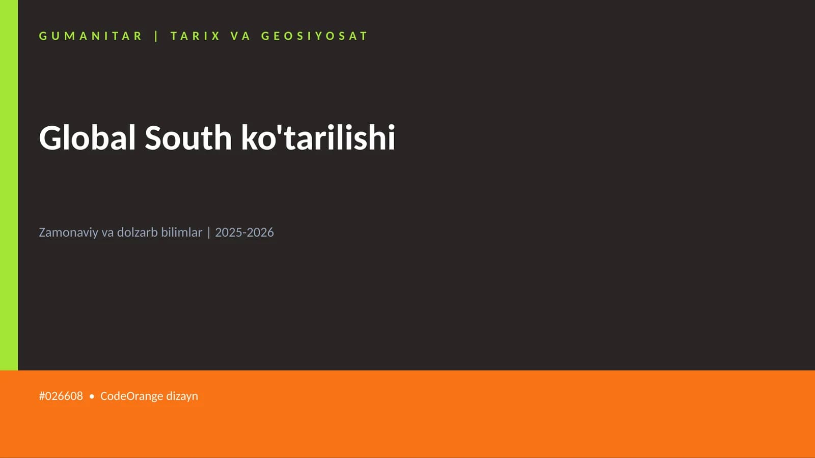 Global South ko'tarilishi