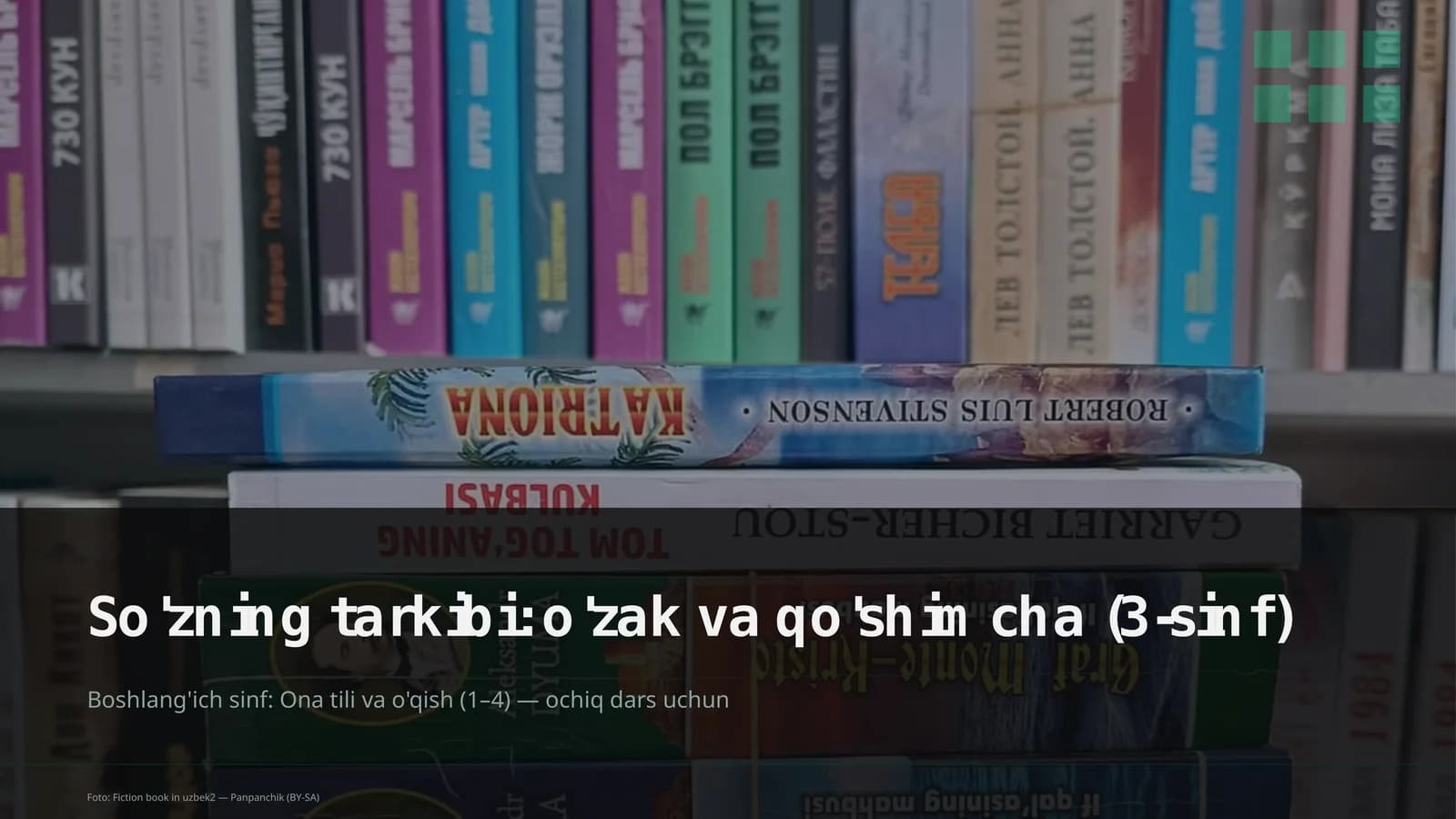 Ona tili va o'qish (1–4)