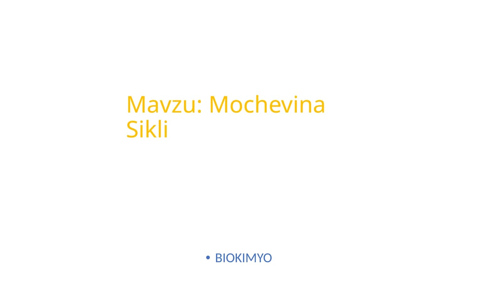 Mochevina Sikli