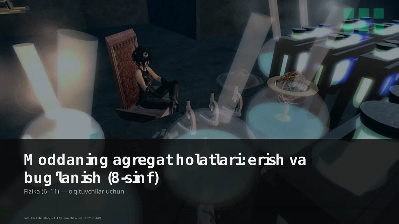 Moddaning agregat holatlari: erish va bug'lanish (8-sinf)