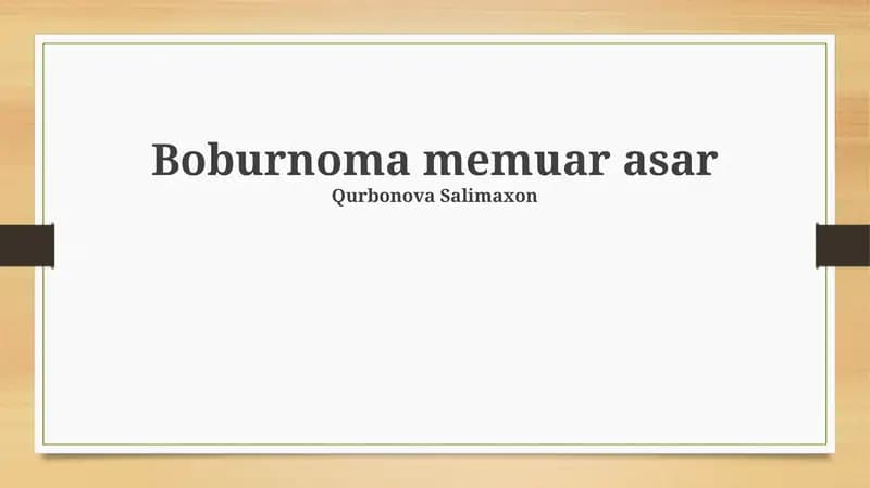 Boburnoma