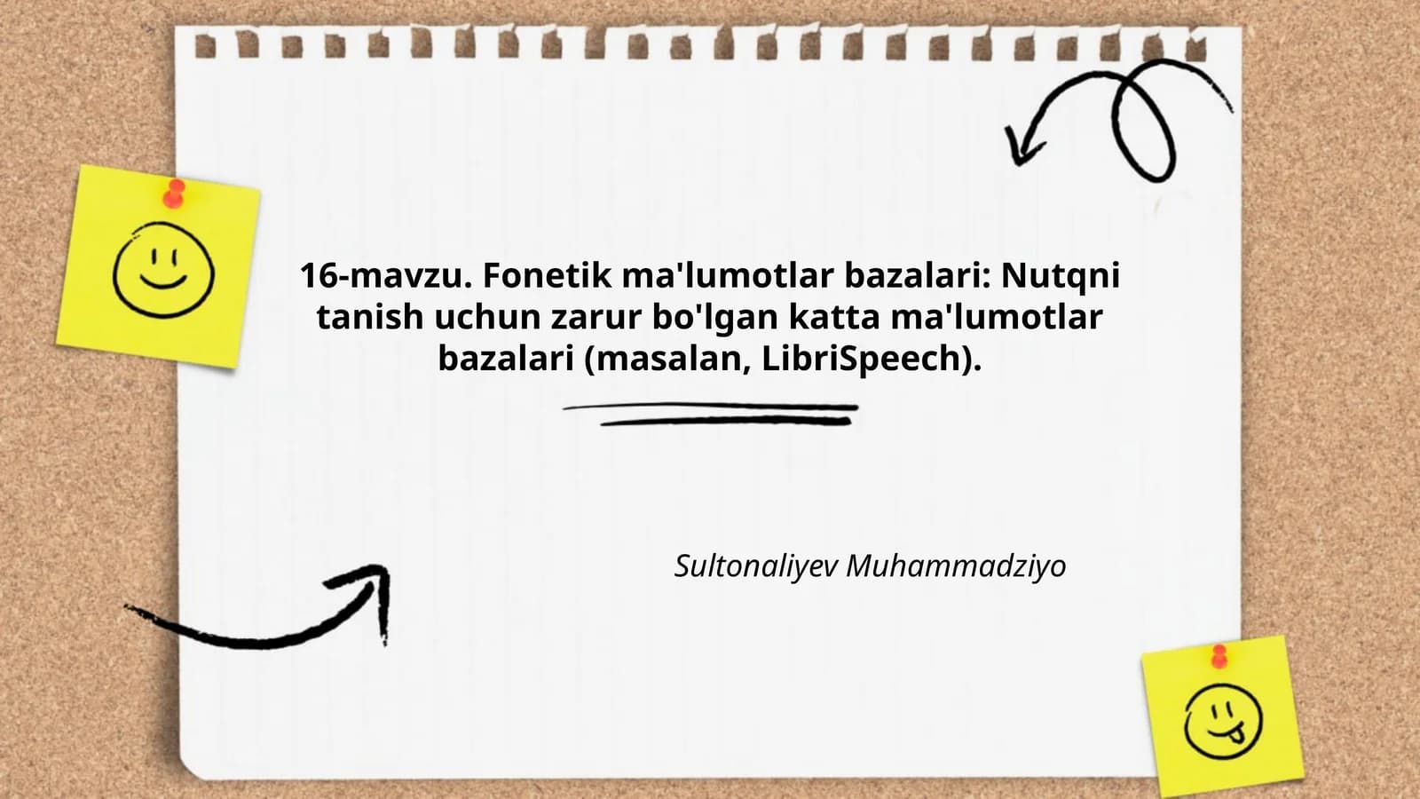 LibriSpeech ma'lumotlar bazasi