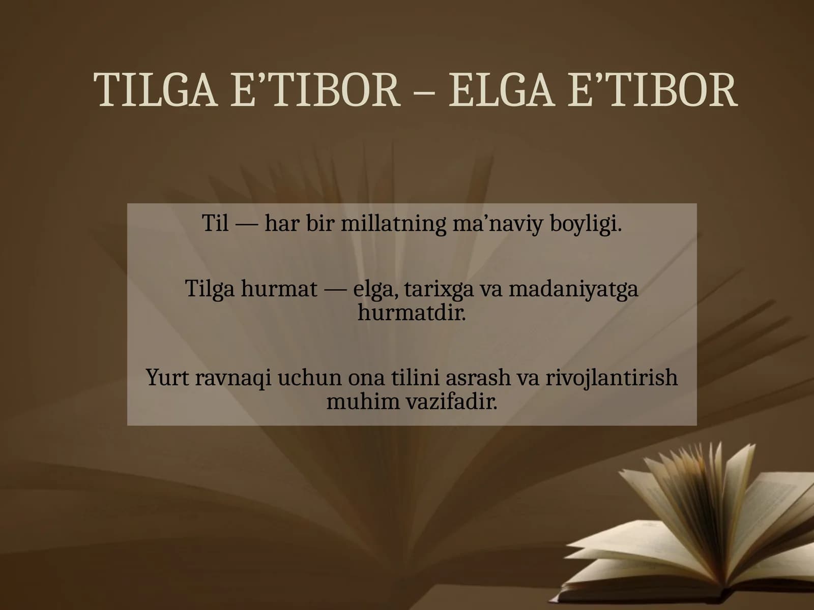 TILGA E’TIBOR – ELGA E’TIBOR