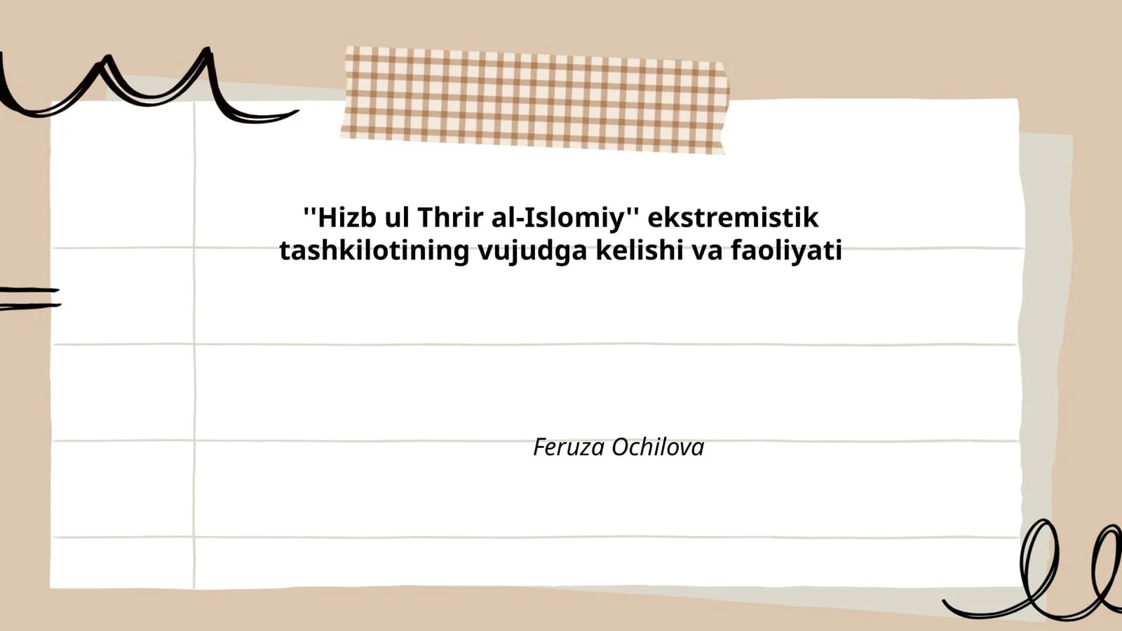Hizb ul Thrir al-Islomiy Extremistik Tashkiloti
