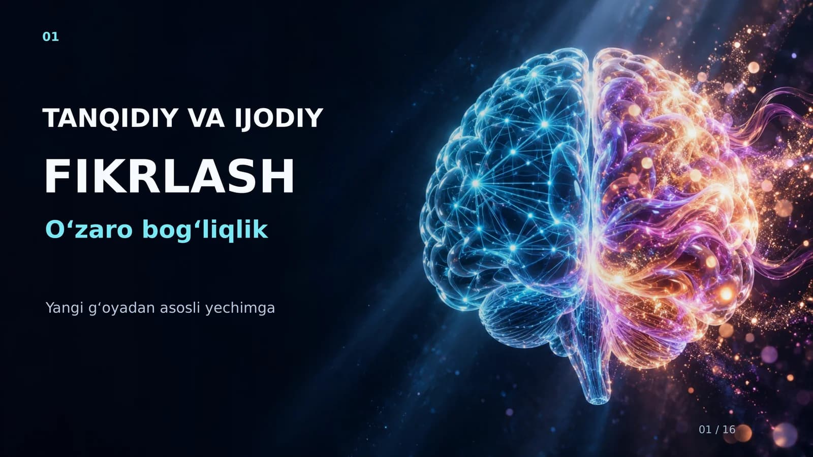 TANQIDIY VA IJODIY FIKRLASH