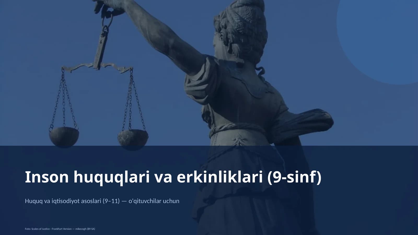 Inson huquqlari va erkinliklari (9-sinf)