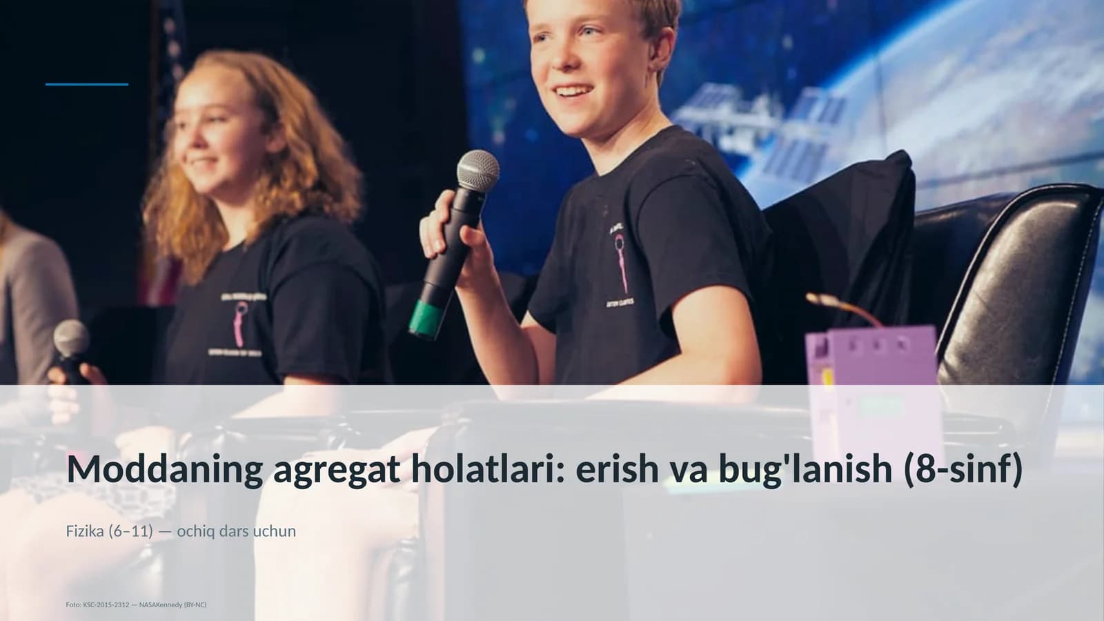 Moddaning agregat holatlari: erish va bug'lanish (8-sinf)