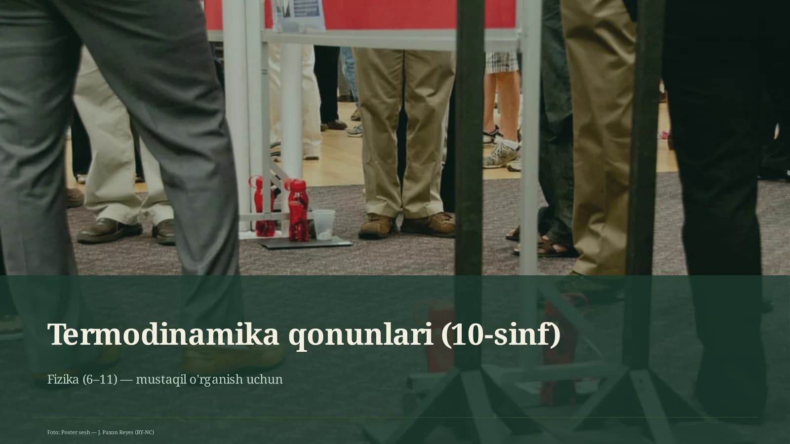Termodinamika qonunlari (10-sinf)