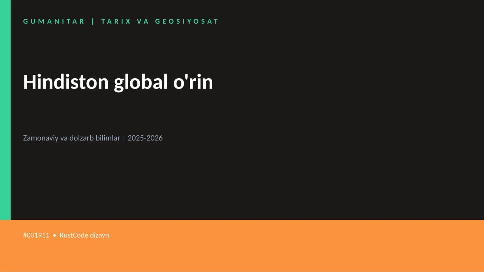 Hindiston global o'rin