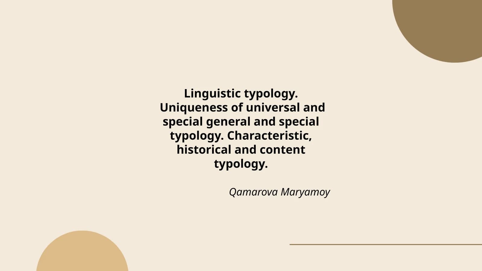 Linguistik tyopologiya