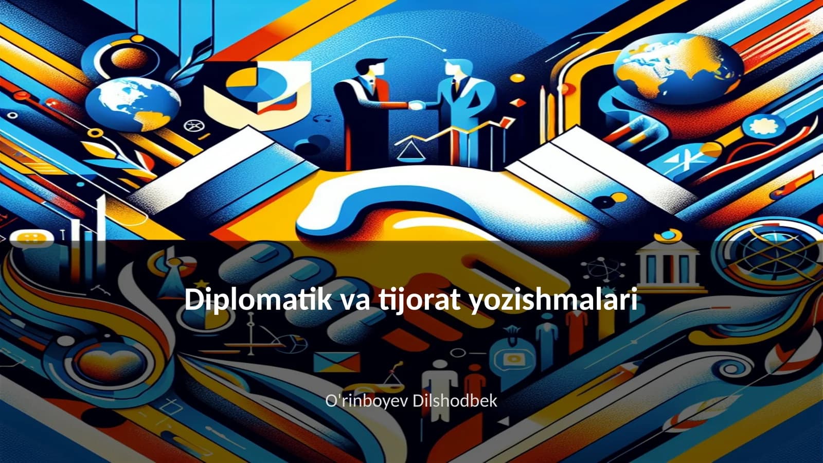 Diplomatik va tijorat yozishmalari