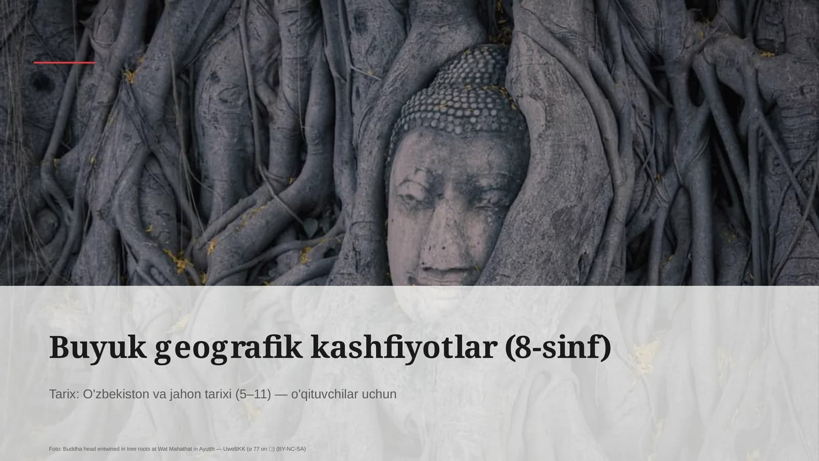 Buyuk geografik kashfiyotlar (8-sinf)