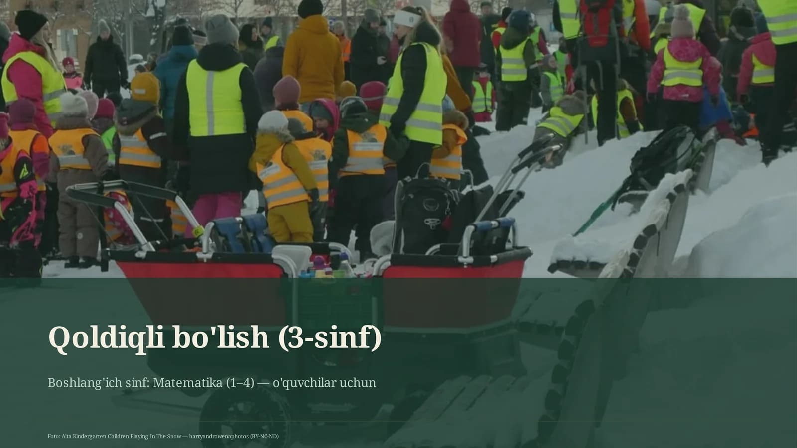 Qoldiqli bo'lish (3-sinf)
