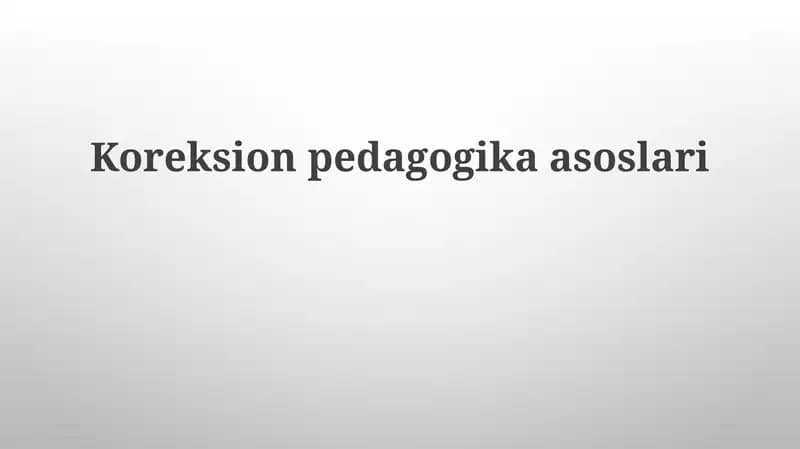 Koreksionpedagogikaasoslari