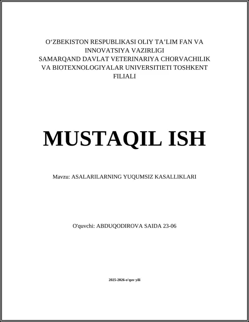 Pestitsidlar bilan zaharlanish