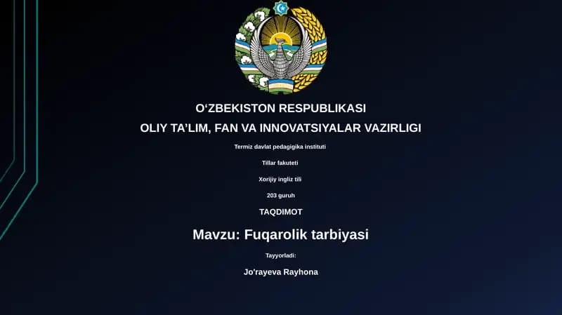 Fuqarolik tarbiyasi