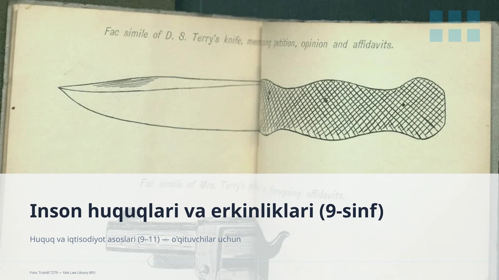 Inson huquqlari va erkinliklari (9-sinf)
