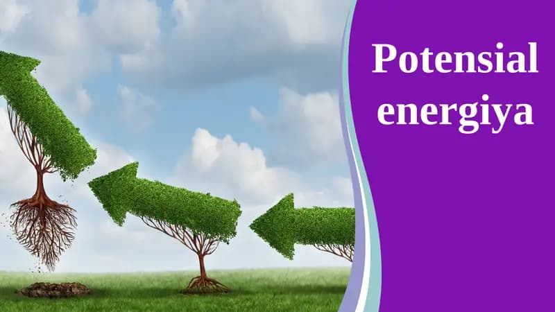Potensial energiya