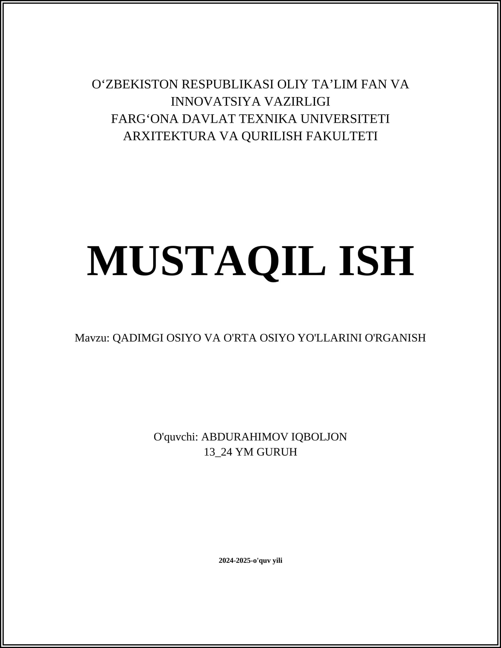 Qadimgi Buyuk Ipak Yo'li